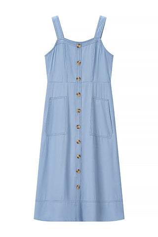 Button-Down Casual Maxi Dress