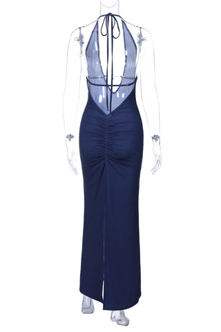 Elegant Halter Maxi Dress
