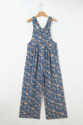 Floral Printed Wide-Leg Jumpsuit