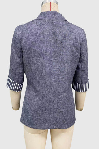 Single-Button Tailored Blazer