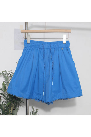 Elastic Waist Casual Shorts