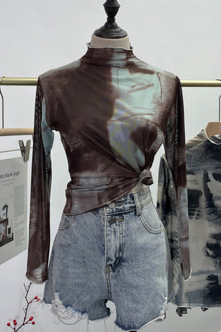 Print Long Sleeve T-Shirt