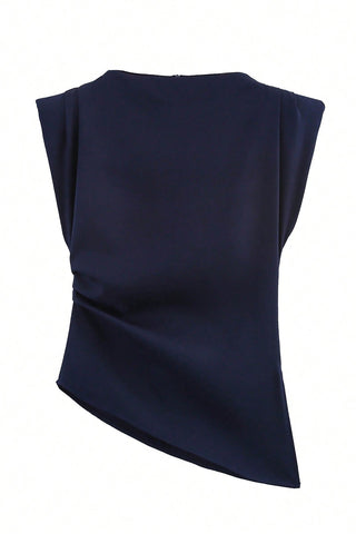 Asymmetric Sleeveless Tank Top