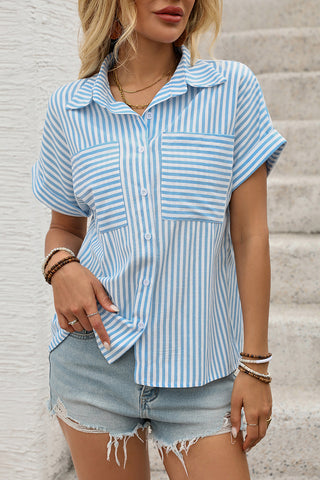 Striped Short Sleeve Shirt