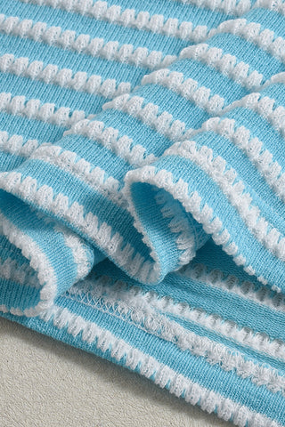 Striped Halter Casual Dress