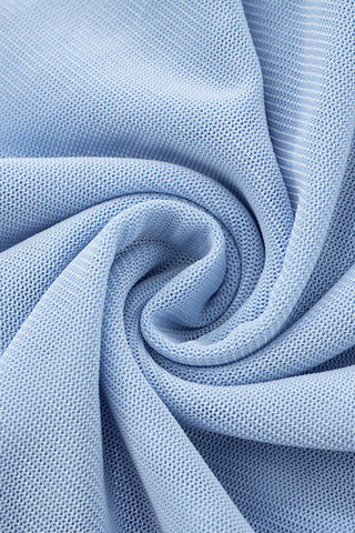 Twist-Front Long Sleeve Dress