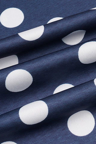 Polka Dot Lounge Pants with Drawstring Waist