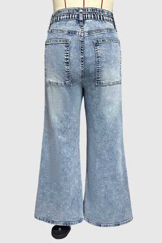 High-Waisted Wide Leg Jeans