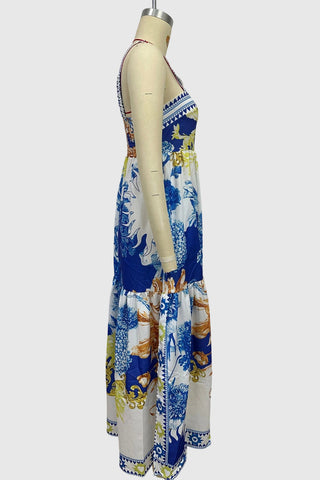 Floral Tiered Casual Dress