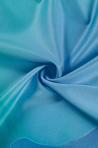 Abstract Print Spaghetti Strap Dress