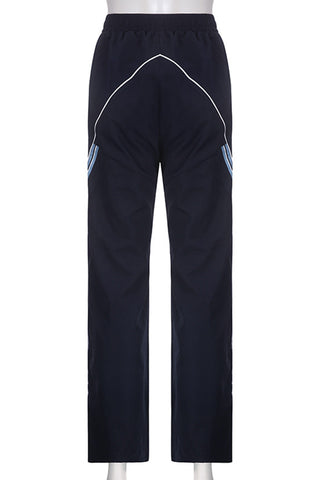 Elastic Waist Casual Trousers