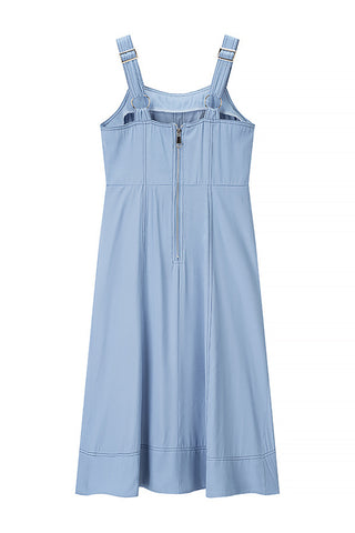 Button-Down Casual Maxi Dress