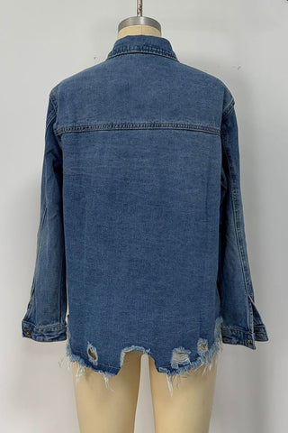 Heart Patch Denim Jacket