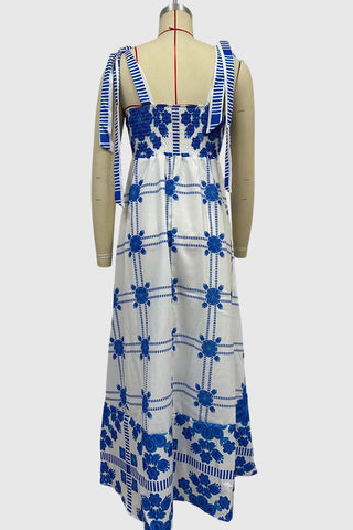 Floral-Patterned Maxi Dress