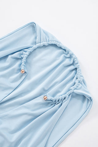 Gold Accent Halter Tank Top