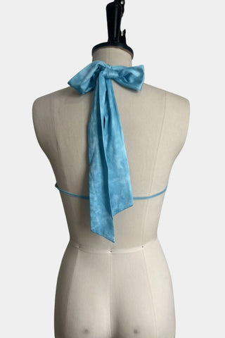 Halter-Neck Drape Tank Top