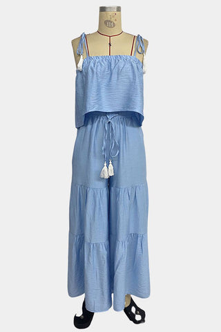 Strappy Two-Piece Pant Set