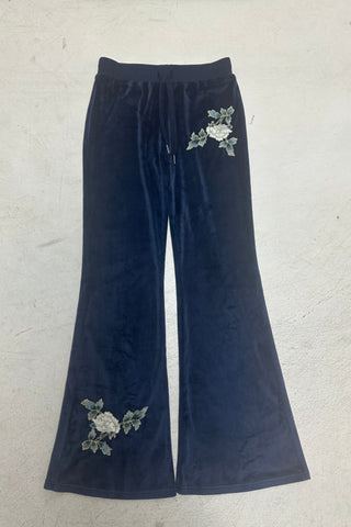 Floral Pattern Casual Pants
