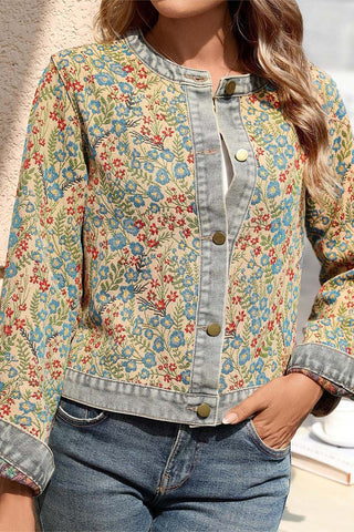 Floral Button-Up Jacket
