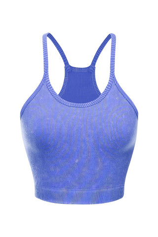 Racerback Ribbed Tank Top