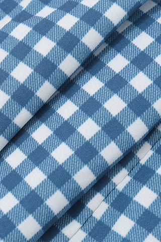 Lace-Up Gingham Camisole