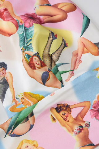 Vintage-Inspired Tie-Back Tank Top