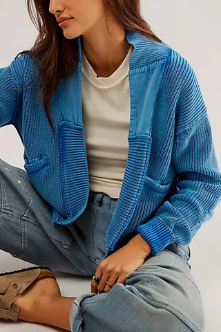 Open-Front Cozy Knit Cardigan