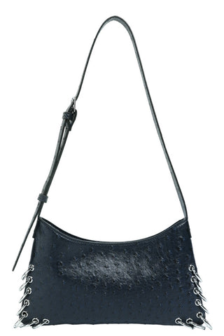 Sleek Eyelet Shoulder Bag