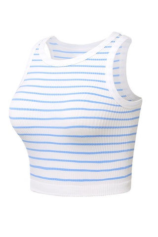 Striped Cropped Tank Top