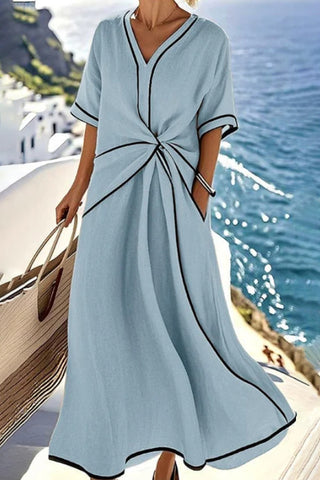 Casual Sleeveless A-Line Dress