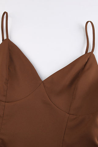 Spaghetti Strap Wide-Leg Pants Set