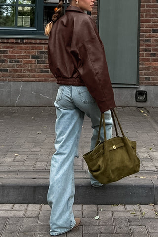 Classic Oversized Collar Jacket