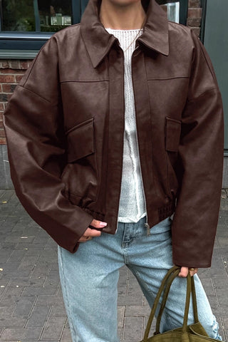 Classic Oversized Collar Jacket