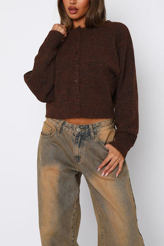 Classic Open-Front Cardigan