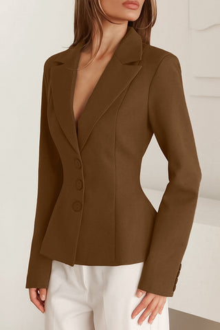 Tailored Single-Breasted Blazer