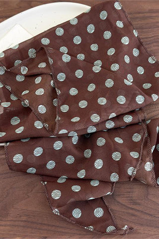 Polka Dot Hair Scarf