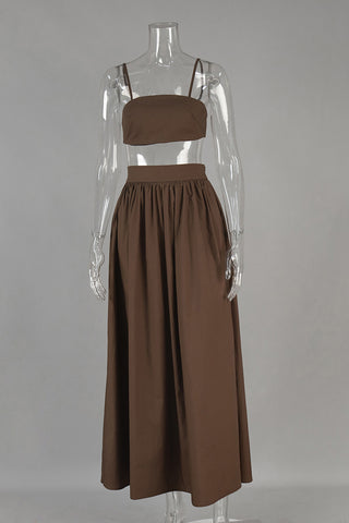 Elegant Two-Piece Skirt Set