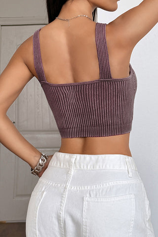 Ribbed V-Neck Cami Top