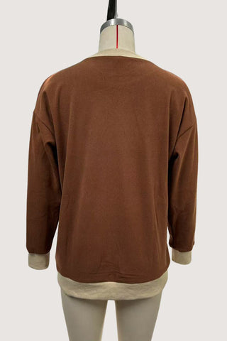 Casual Oversized Lounge Sweatshirt