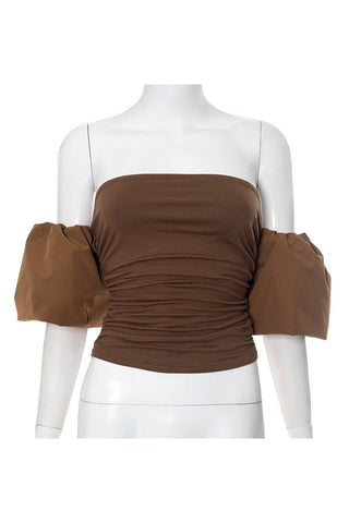 Off-Shoulder Puff Sleeve Top