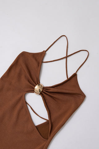 Strappy Cutout Midi Sundress