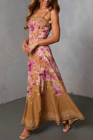 Floral Print Maxi Dress