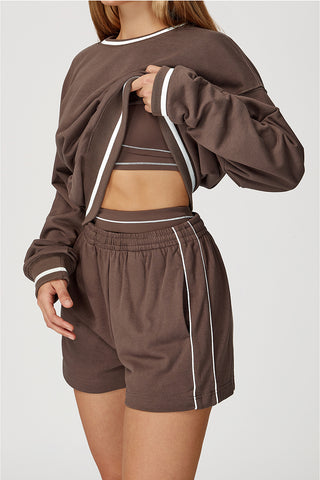 Crew Neck Long Sleeve Active Top