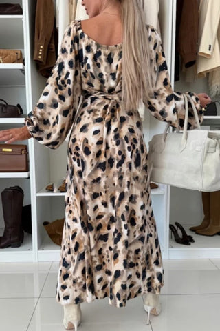 Floral Wrap Casual Dress