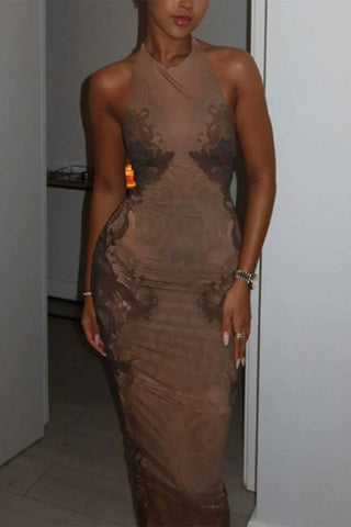 Elegant Sleeveless Evening Dress