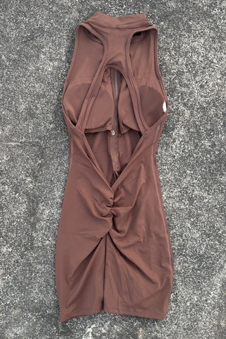 Zip-Front Sleeveless Romper