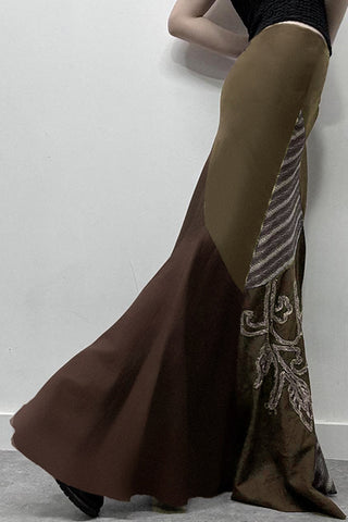 Patchwork Maxi Skirt