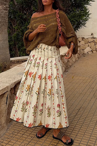 Relaxed Cable Knit Sweater