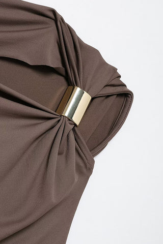 Asymmetric Off-Shoulder Top