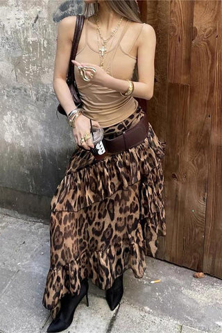 Layered Ruffle Skirt